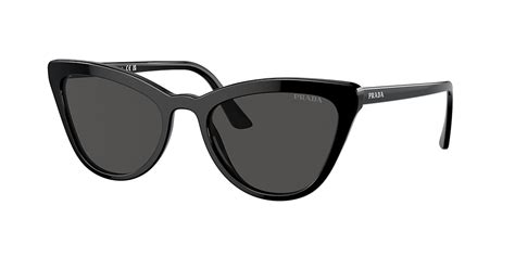 Prada PR 01VS Catwalk 56 Grey & Black Sunglasses 